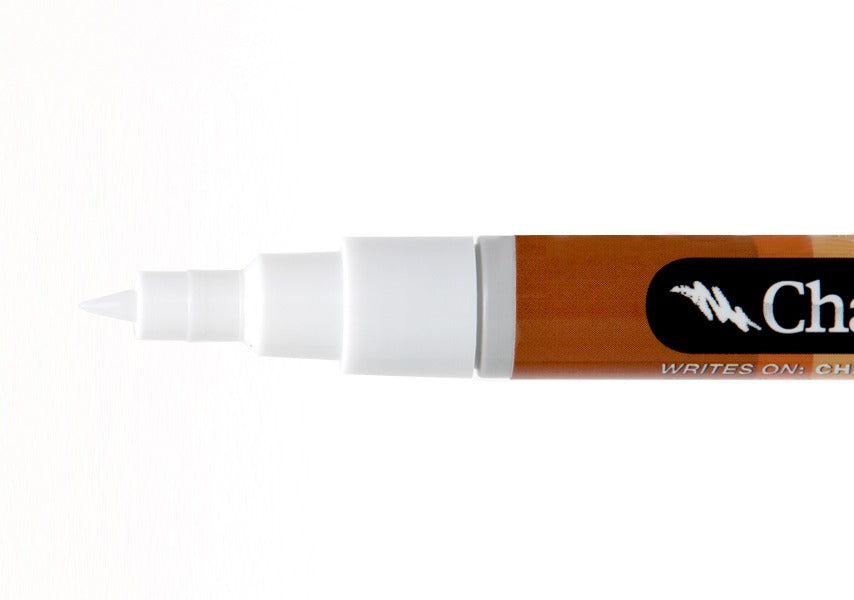 Extra Fine Tip White .5mm Wet Wipe Chalk Marker